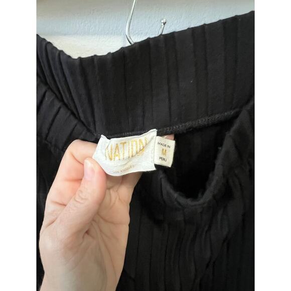 Nation LTD ribbed women's size medium black pants - Picture 2 of 4